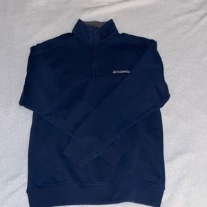 Columbia Pullover 3 quarter zip sweater